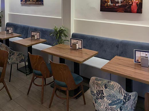 café bar María Cristina Brihuega - mesas